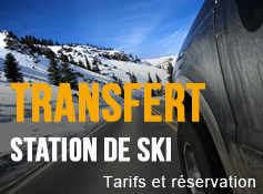 Taxi transfert stations de ski